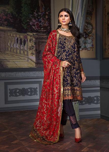 MOHAGNI Chiffon Luxury Zeenat Collection 2019 - SHAHANA