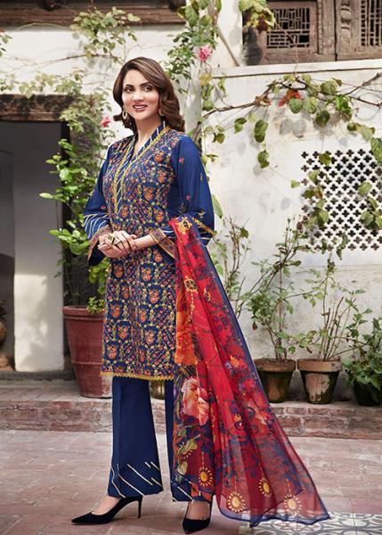 MOHAGNI Mushk Embroidered Lawn Collection 2020- SE-04