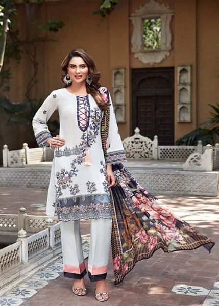 MOHAGNI Mushk Embroidered Lawn Collection 2020- SE-02