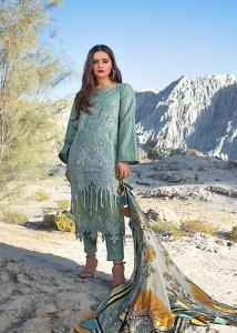Erum Khan By Ittehad Luxury Lawn Collection - 2021 - PISTACHIO SELENE