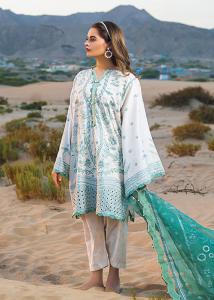 Erum Khan By Ittehad Luxury Lawn Collection - 2021 - NILE MINT