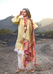 Erum Khan By Ittehad Luxury Lawn Collection - 2021 - DAFFODILS