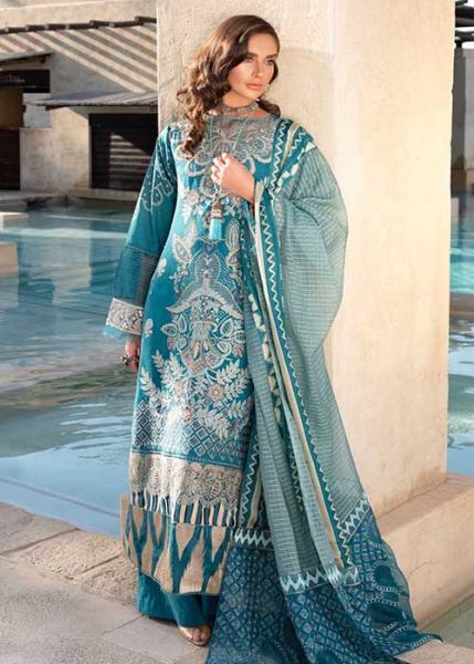 Shiza Hassan Luxury Lawn Collection 2021 - 4B