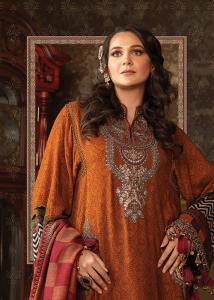 Maria B Linen Unstitched Winter Collection - 2021 - DL-908