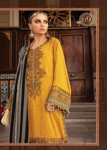 Maria B Linen Unstitched Winter Collection - 2021 - DL-909