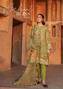 Cross Stitch Mehrbano Premium Lawn Collection - 2022 - AMBIENT BLISS
