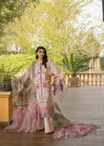 Shiza Hassan Izel Luxury Lawn Collection 2022 - 01A