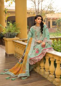 Shiza Hassan Izel Luxury Lawn Collection 2022 - 03A