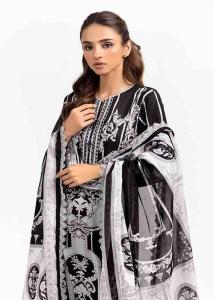 Gul Ahmed Black And White Collection - 2022 - B-22021