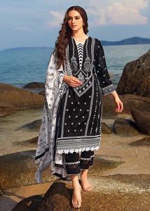 Gul Ahmed Black And White Collection - 2022 - B-22013