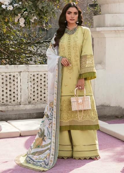Afrozeh Lamhay Luxury Lawn Collection - 2023 - SAGE
