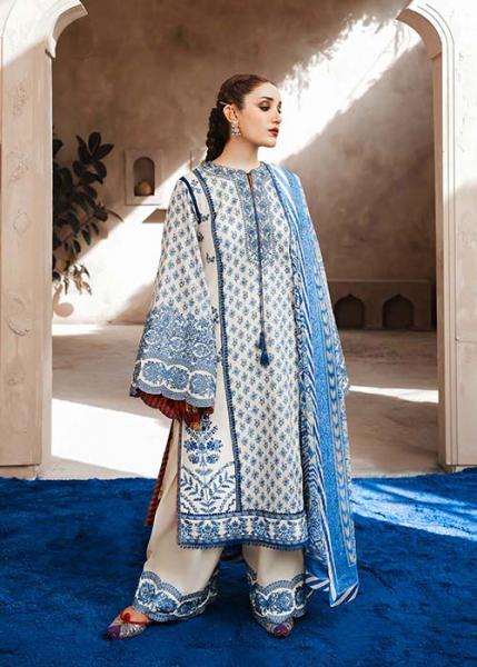 Hussain Rehar Majlal Stitched Lawn Collection - 2023 – Akash