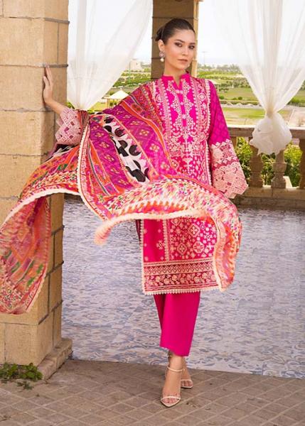 Zainab Chottani Luxury Lawn Collection - 2023 - GUL-MOHAR-3B