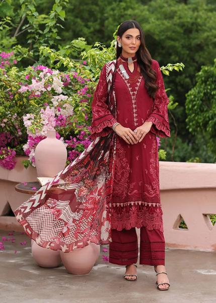 Elaf Luxury Embroidered Lawn Collection - 2023 - ELJ-04A