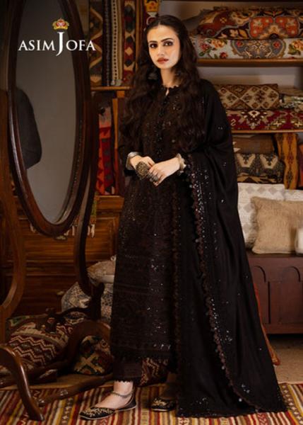 Asim Jofa Kashmiri Taanka Shawl Collection - 2023 - AJKT-04