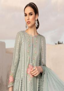Maria B Luxury Lawn Collection - 2024 - D-2412-B