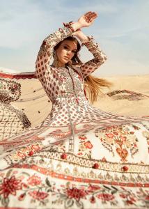 Maria B Luxury Lawn Collection - 2024 - D-2413-A