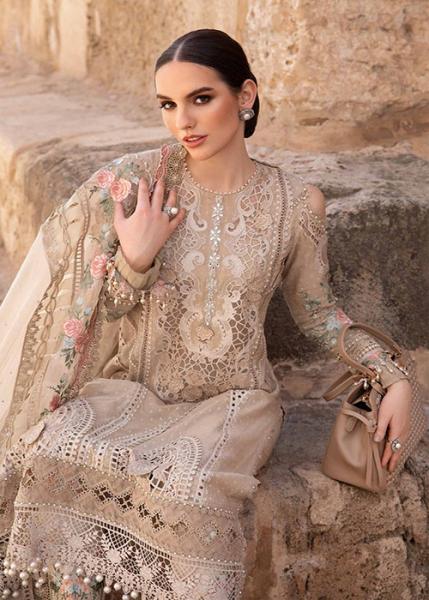 Maria B Luxury Lawn Collection - 2024 - D-2410-A