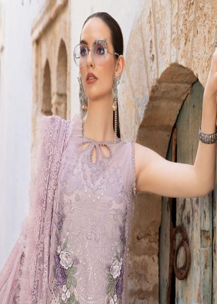 Maria B Luxury Lawn Collection - 2024 - D-2411-B