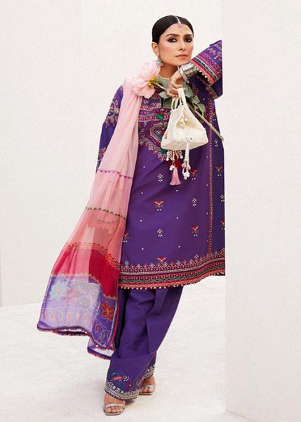 Zara Shahjahan Lawn Collection - 2024 - 7B