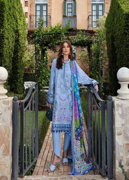Republic Womenswear Ilana Eid Luxury Lawn Collection 2024 - D1B