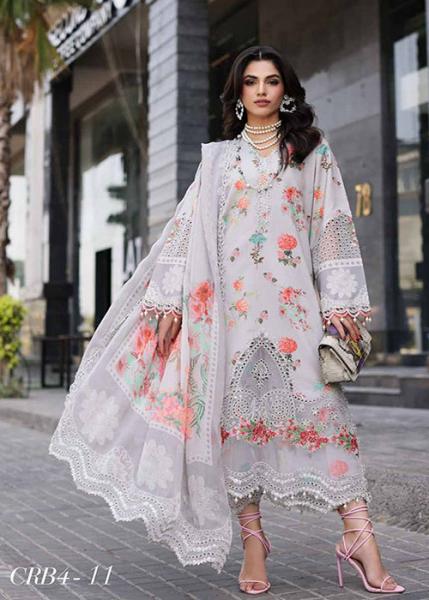 Charizma Rang E Bahaar Embroidered Lawn Collection Vol2 - 2024 - CRB4-11