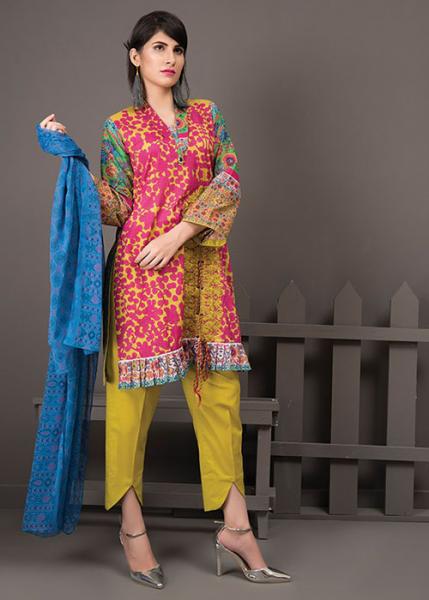Rehaab Embroidered Cambric Collection By Jaffrani Textile 2017 - Mosaic Flow