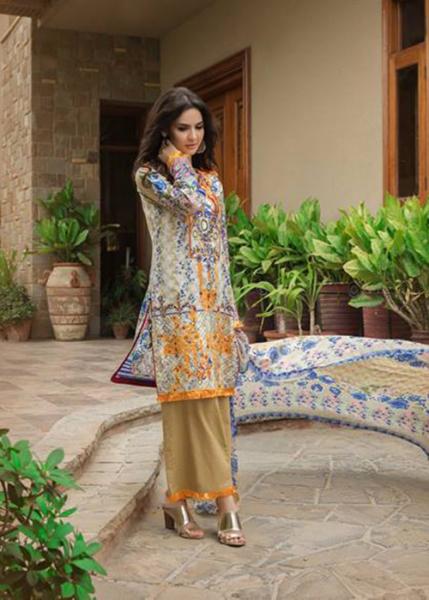 Zara Khan Designer Lawn Collection By Zohan Textile 2018 - 4A