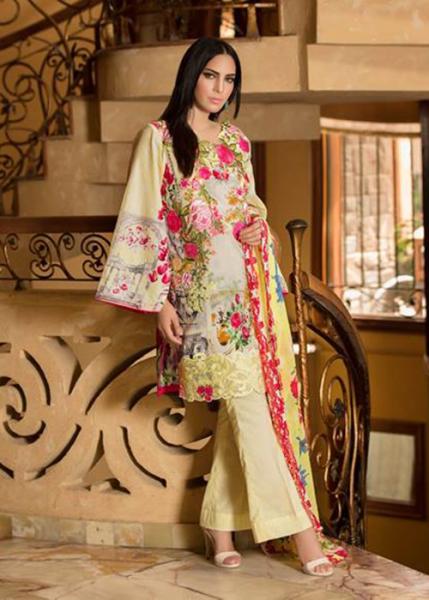 Zara Khan Designer Lawn Collection By Zohan Textile 2018 - 8B
