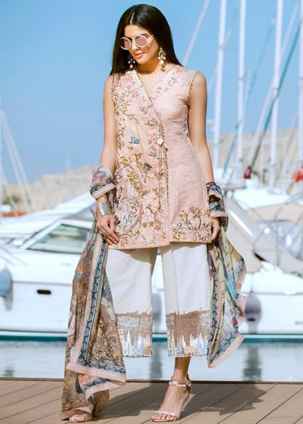 Shiza Hassan's Lawn Collection 2018 -Caprice -1A
